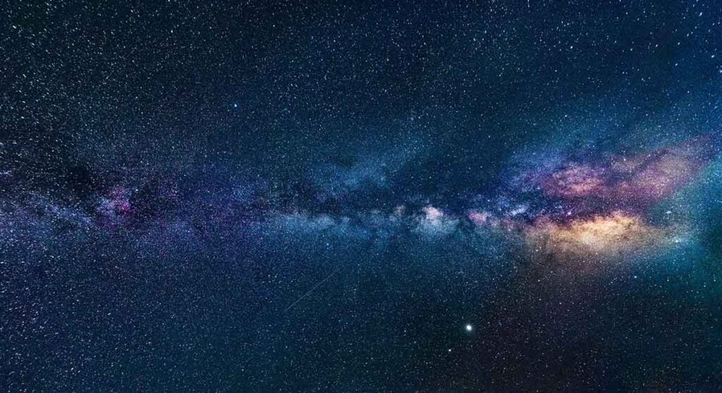 Stock image of the milky way galaxy