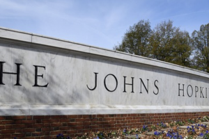 Johns Hopkins University Campus Sign