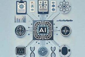 AI and health icons