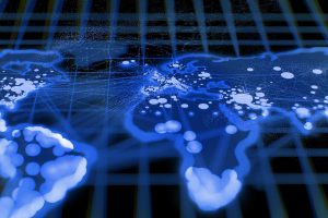 Global Map Charting A Virus Pandemic