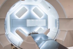 Proton therapy gantry at Johns Hopkins Proton Therapy Center. Credit: Johns Hopkins Kimmel Cancer Center